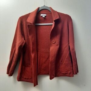 Croft and barrow Knit Cardigan single button for closure size medium